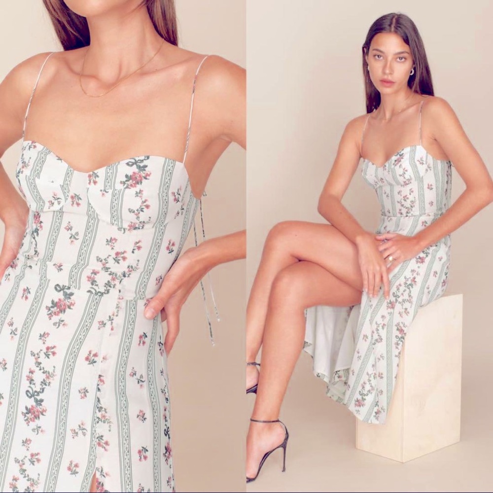 Reformation Juliet dress Heath Size 12 party cocktail cottage  core